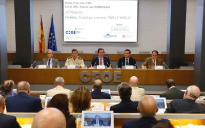 Córdoba exhibe su atractivo inversor en Madrid con la base logística del Ejército como señuelo